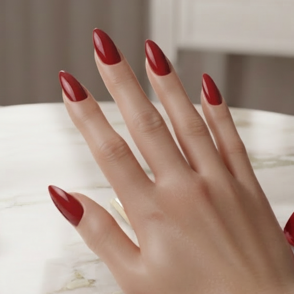 Tomato Red Press On Nails