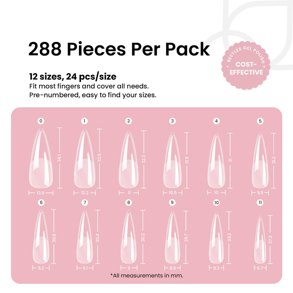 Beetles Gel Polish 9 in 1 Gel Nail Glue for Clear Acrylic Nail Tips