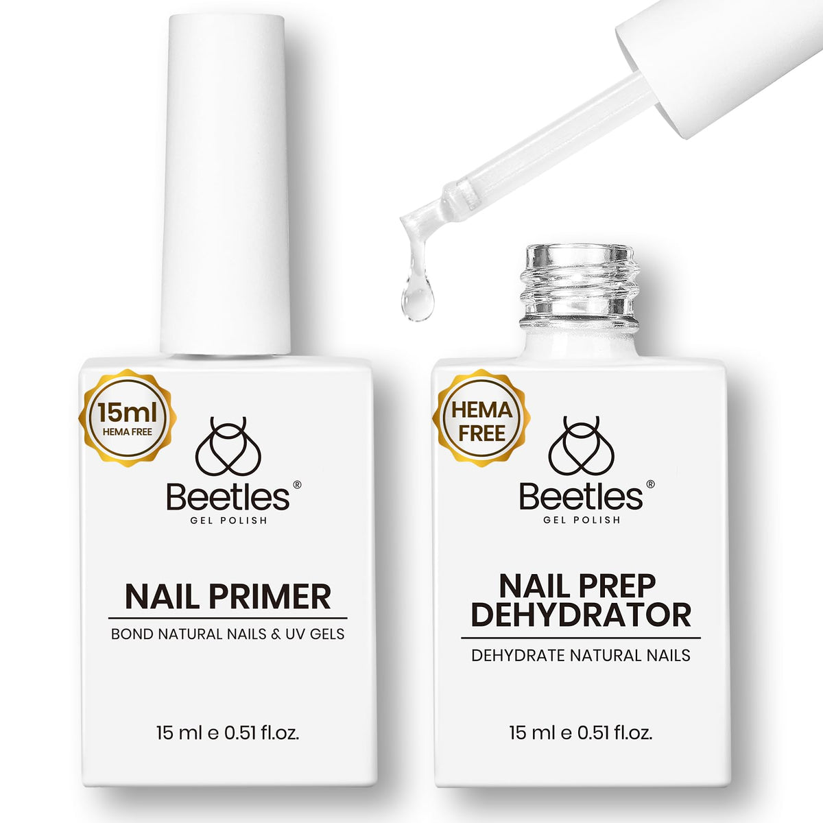 Beetles Builder Gel for Nails with Gel Base and Top Coat Set 3Pcs