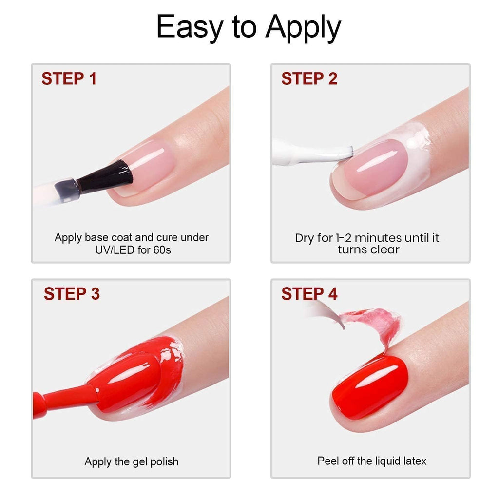 Beetles Builder Gel for Nails with Gel Base and Top Coat Set 3Pcs
