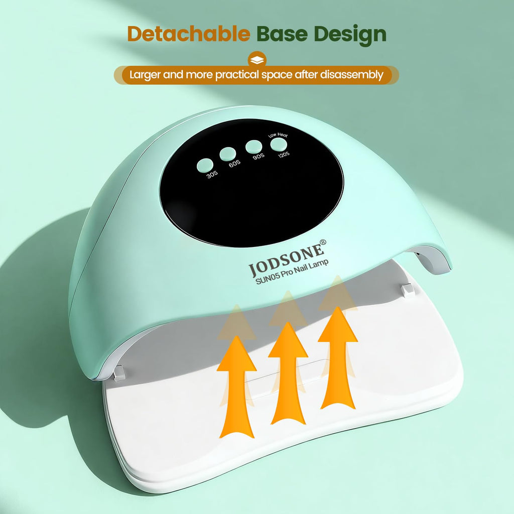 JODSONE U V LED Nail Lamp, Nail Dryer for Gel Polish, Led Light with Automatic Sensor & 4 Timers