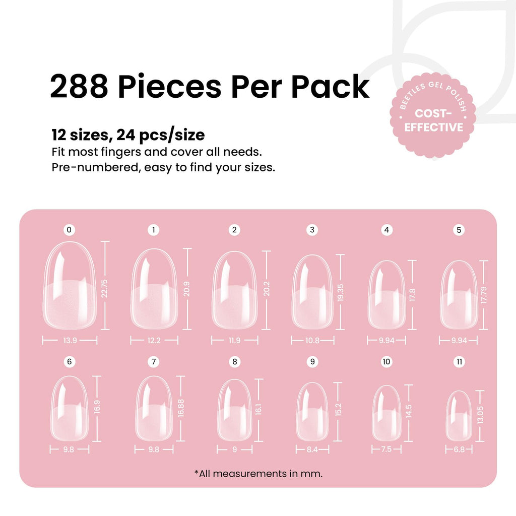 Beetles Gel Polish 9 in 1 Gel Nail Glue for Clear Acrylic Nail Tips