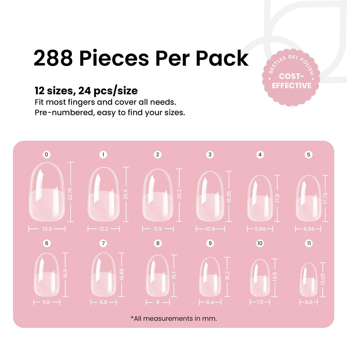 Beetles Gel Polish 9 in 1 Gel Nail Glue for Clear Acrylic Nail Tips