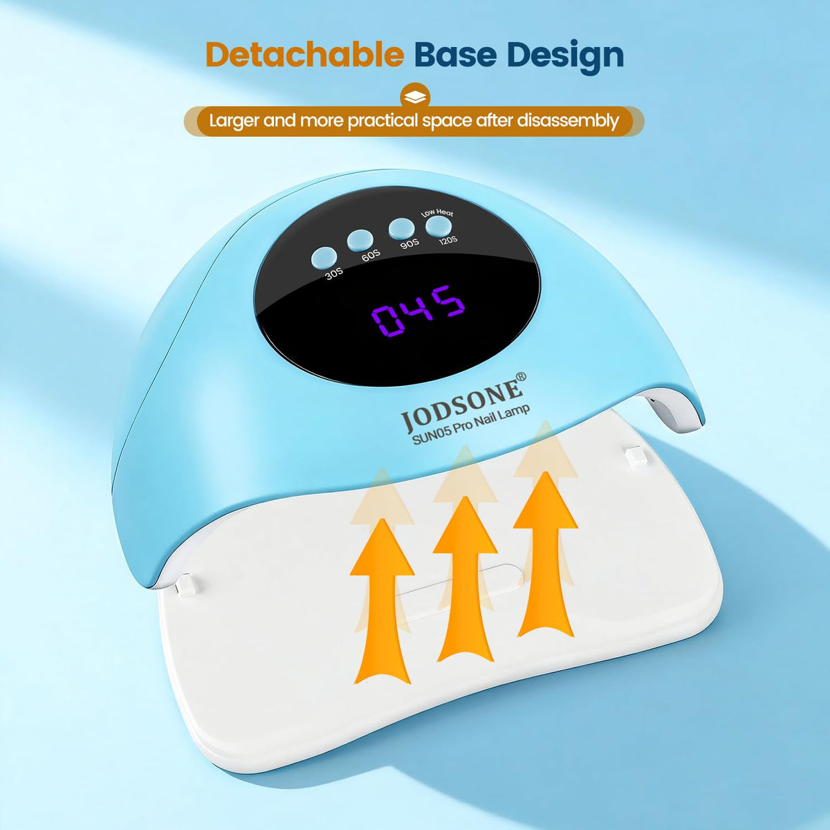 JODSONE U V LED Nail Lamp, Nail Dryer for Gel Polish, Led Light with Automatic Sensor & 4 Timers