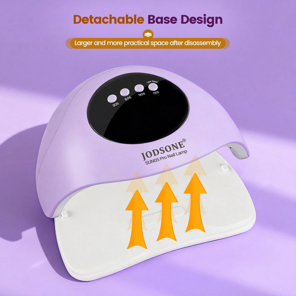 JODSONE U V LED Nail Lamp, Nail Dryer for Gel Polish, Led Light with Automatic Sensor & 4 Timers
