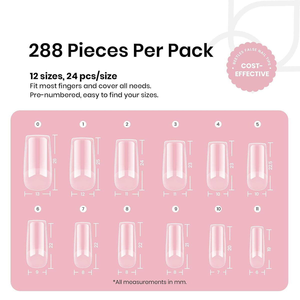 Beetles Gel Polish 9 in 1 Gel Nail Glue for Clear Acrylic Nail Tips