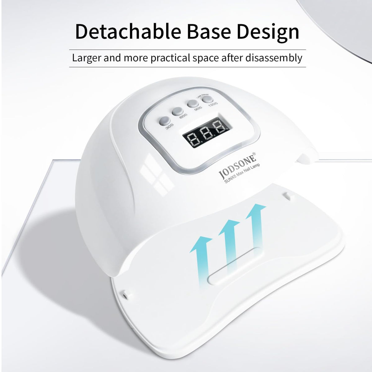 JODSONE U V LED Nail Lamp, Nail Dryer for Gel Polish, Led Light with Automatic Sensor & 4 Timers