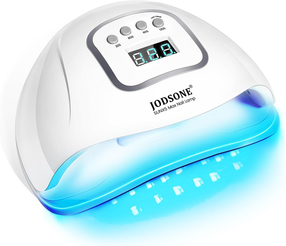 JODSONE U V LED Nail Lamp, Nail Dryer for Gel Polish, Led Light with Automatic Sensor & 4 Timers