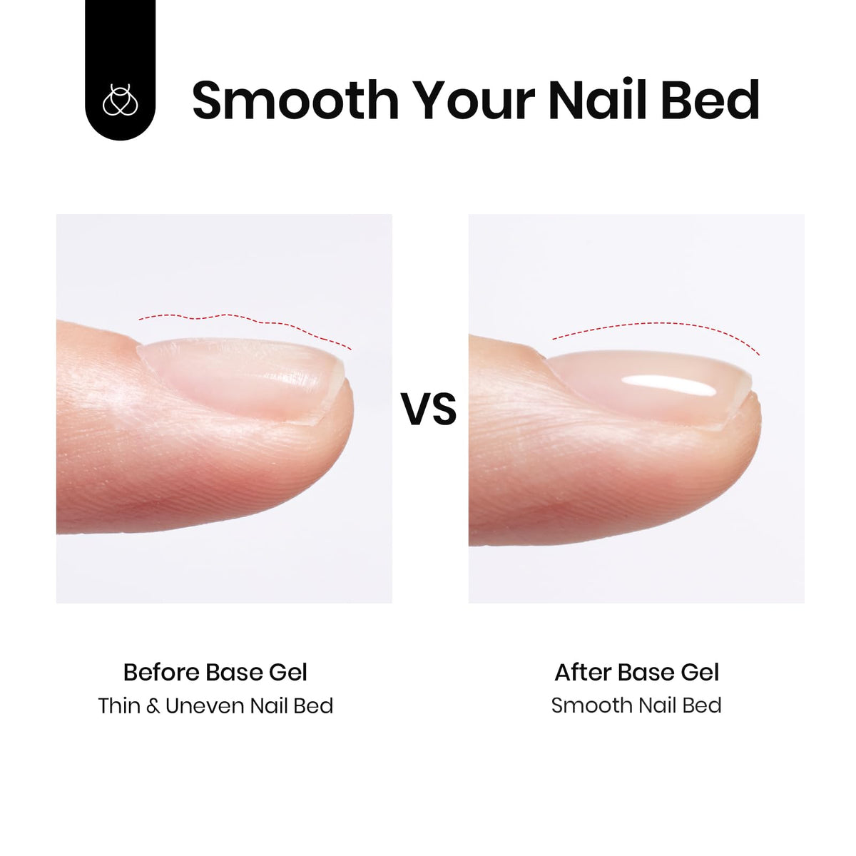 Beetles Builder Gel for Nails with Gel Base and Top Coat Set 3Pcs