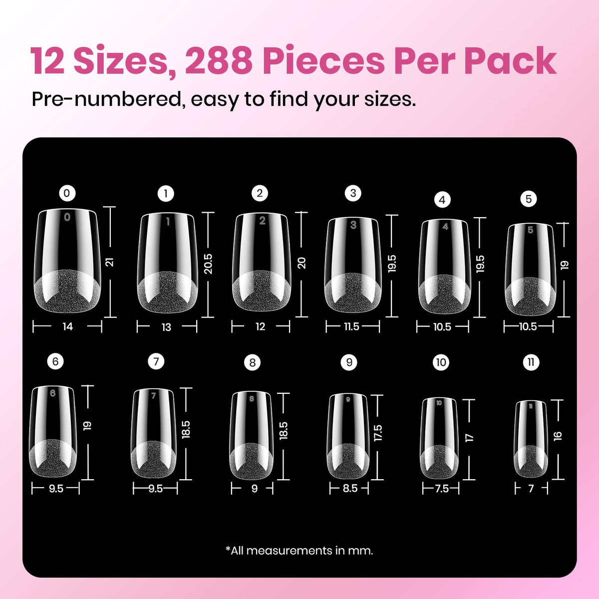 Beetles Gel Polish 9 in 1 Gel Nail Glue for Clear Acrylic Nail Tips