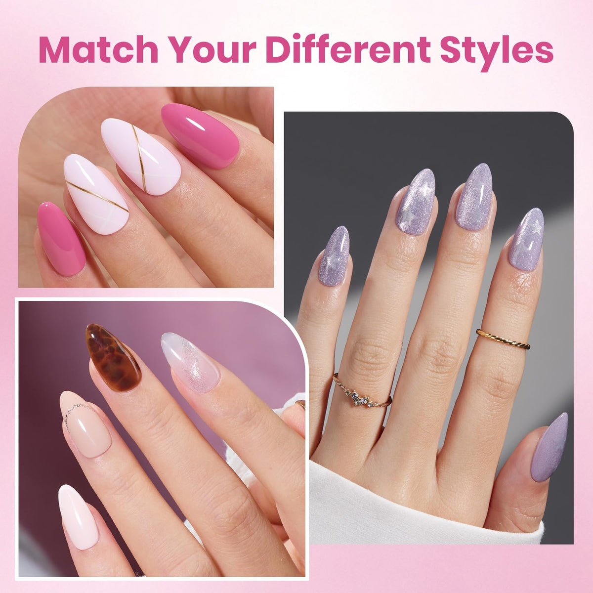 Beetles Gel Polish 9 in 1 Gel Nail Glue for Clear Acrylic Nail Tips