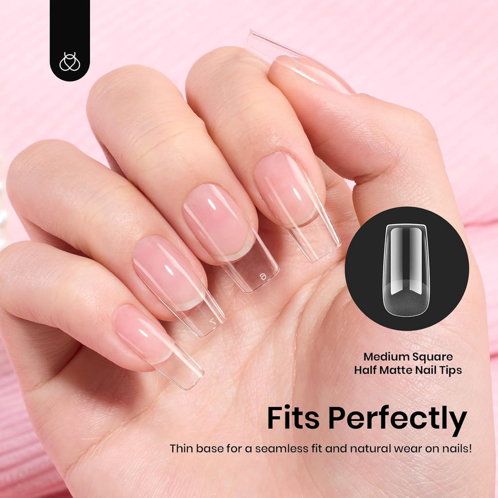 Beetles Gel Polish 9 in 1 Gel Nail Glue for Clear Acrylic Nail Tips