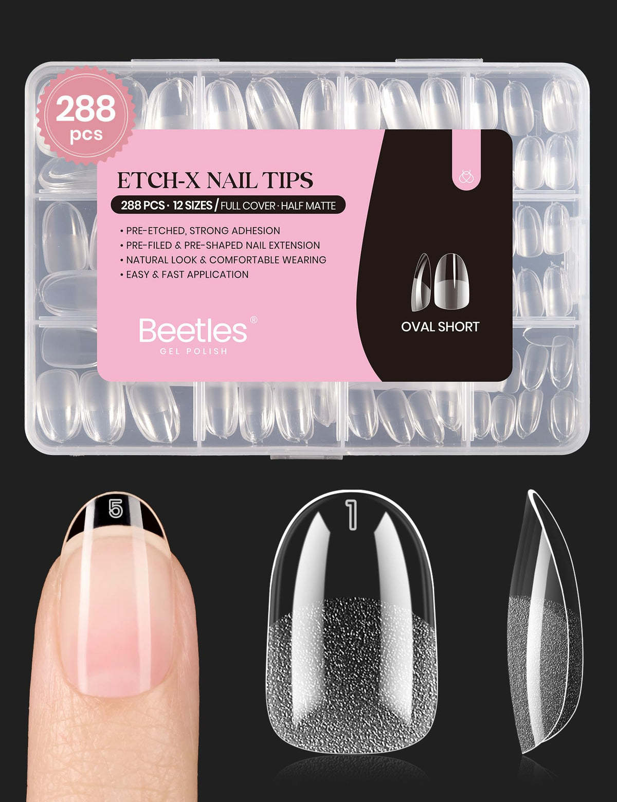 Beetles Gel Polish 9 in 1 Gel Nail Glue for Clear Acrylic Nail Tips