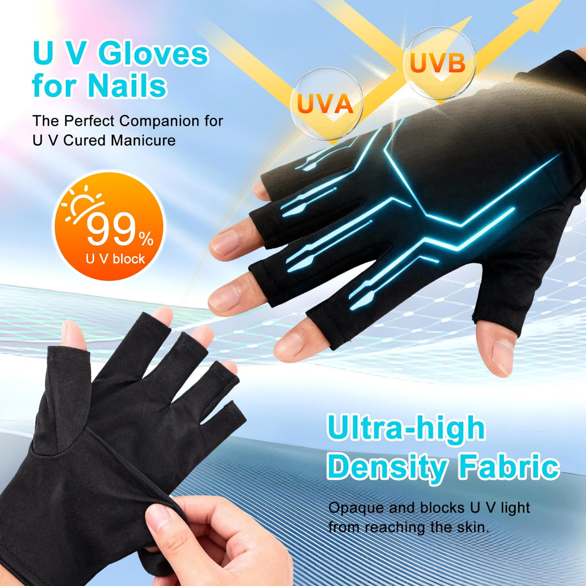 JODSONE U V LED Nail Lamp, Nail Dryer for Gel Polish, Led Light with Automatic Sensor & 4 Timers