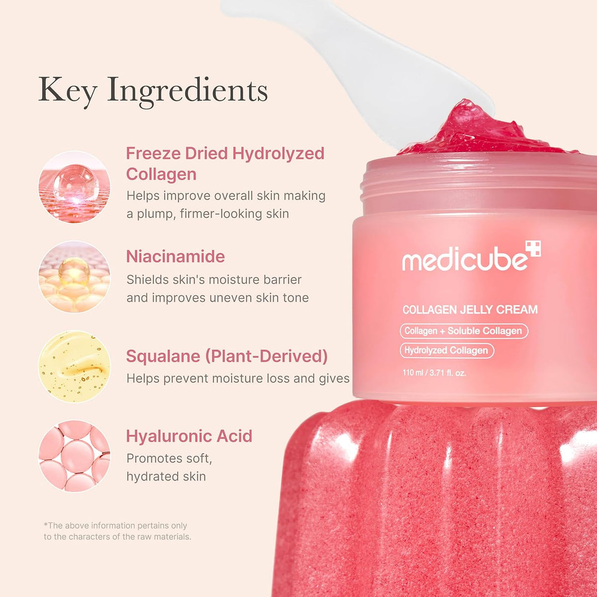 medicube Jelly Cream with Collagen & Niacinamide, 1.69 fl.oz