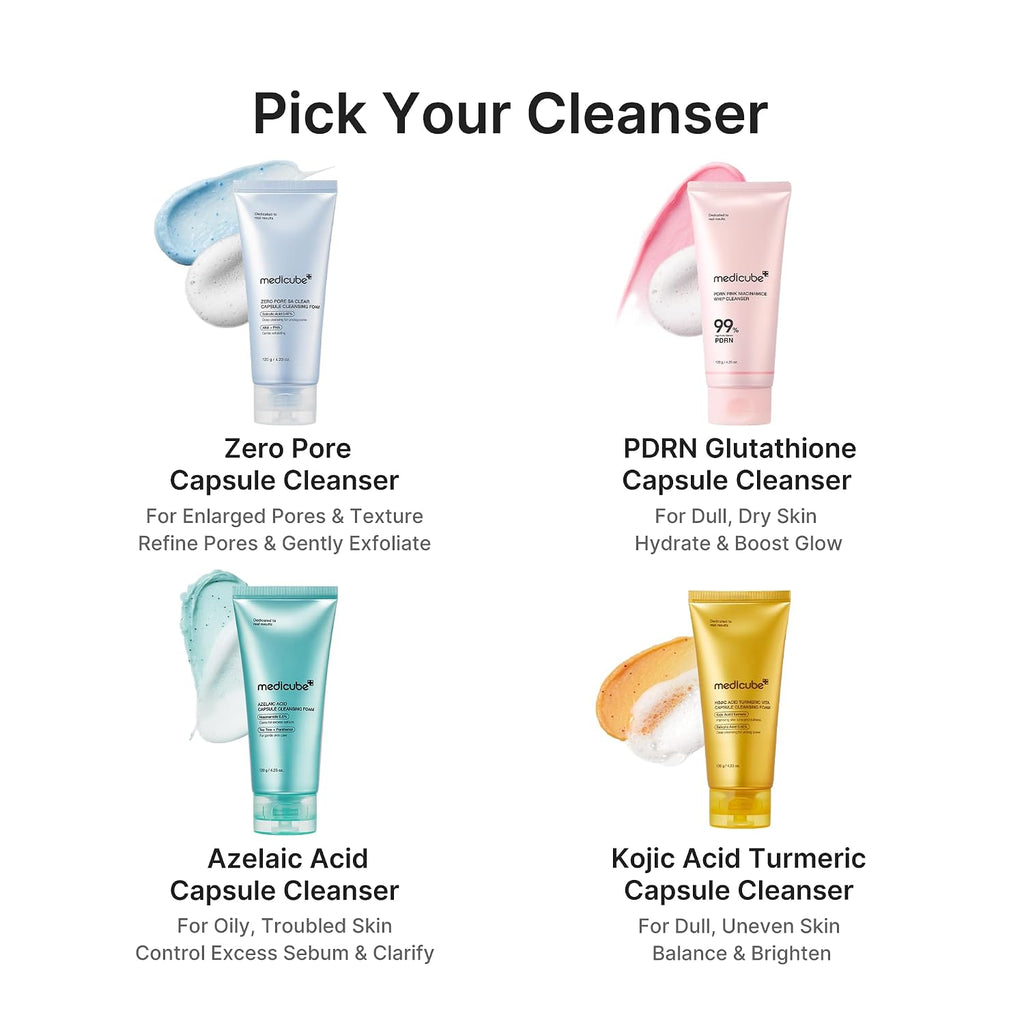 medicube Facial Cleanser Zero Pore Capsule Foam Cleanser