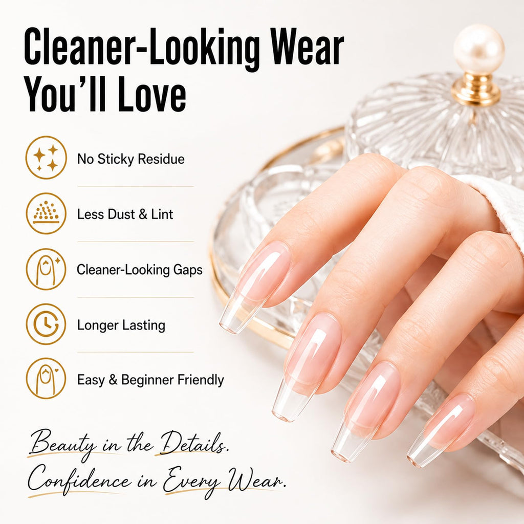 Beetles Gel Polish 9 in 1 Gel Nail Glue for Clear Acrylic Nail Tips