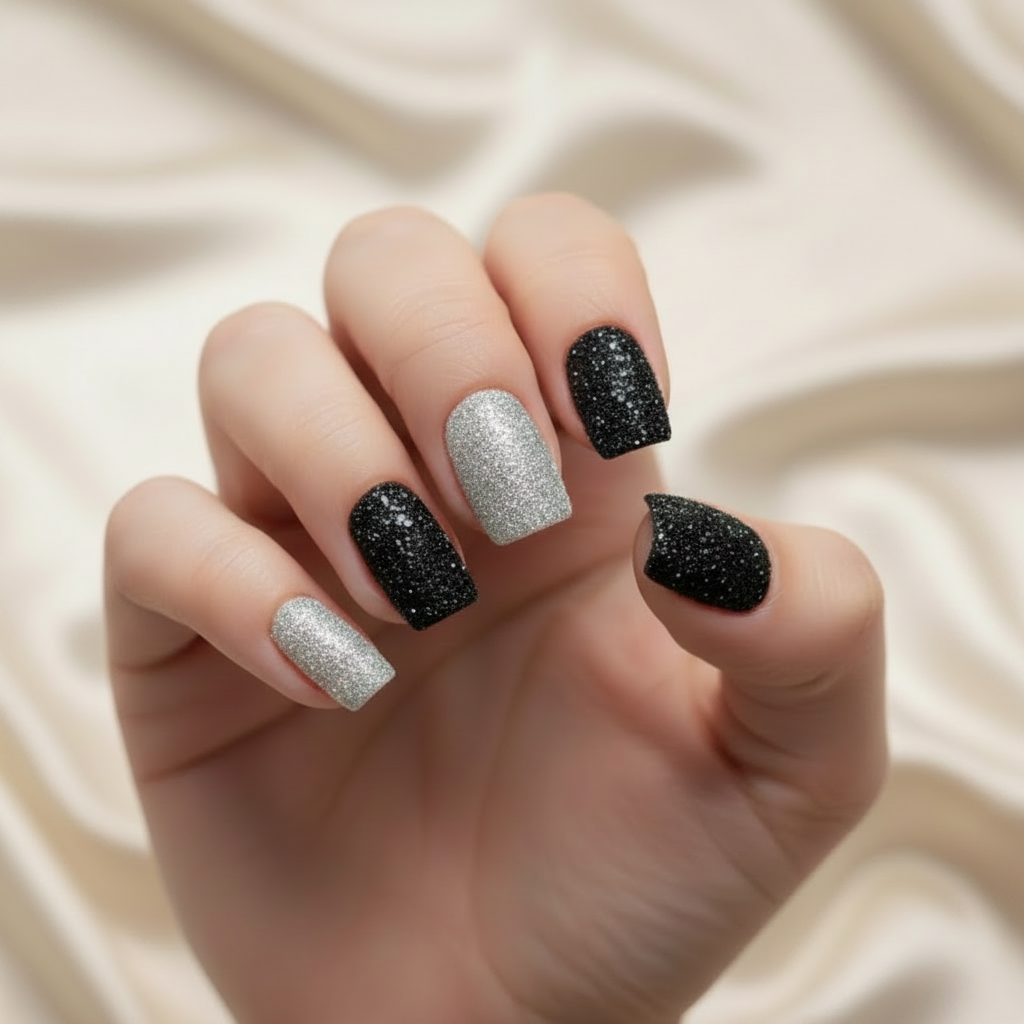 Onyx Luminaire Press-On Nail Set
